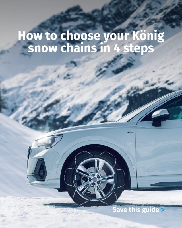 🇮🇹 Quattro step, zero dubbi. Ecco spiegato come trovare le catene per la tua auto ⛓️

▶️ Swipe • 📌 Salva il post!

🇬🇧 Four steps, zero doubts. Here’s how to find the right snow chains for your car ⛓️

▶️ Swipe • 📌 Save this post!

#König #KonigChains #SnowChains #WinterDriving #TyreSize #CarSafety #WinterPrep #SUV #4x4 #KonigConfigurator